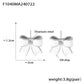 B廠【F1040】歐美風新款蝴蝶結滴油耳環小眾甜美設計鈦鋼鍍18k金小香風耳飾女 24.07-4