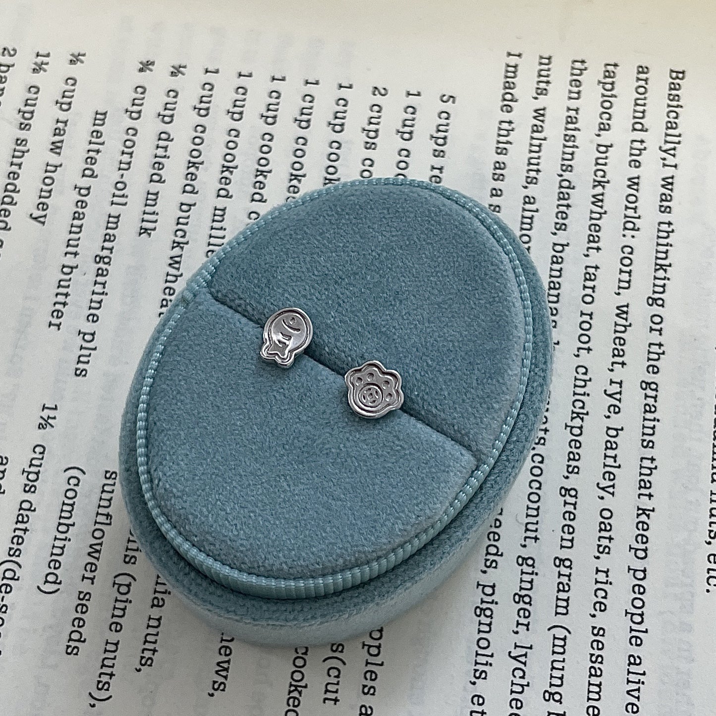 F廠【XDQ10996E】S999純銀簡約貓爪小魚不對稱耳環女甜美可愛日常通勤耳環百搭
 25.11-2