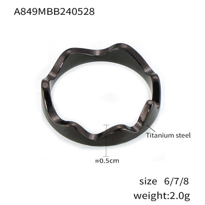 B廠【P2039】不規則異形鑲幾何鋯石鎖骨項鍊ins小眾指環輕奢首飾 25.03-2