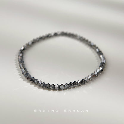 A廠【5628】真的施華洛水晶！實體巨閃巨亮很細節！高級感簡約輕奢風手串手鍊 25.02-4