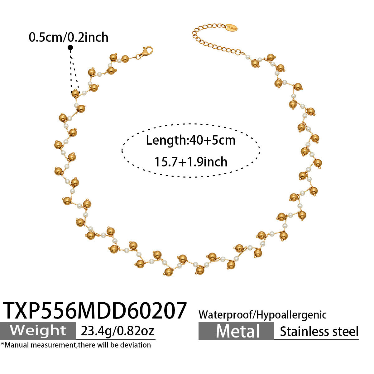 B廠【TXP556】歐美ins小眾時尚設計天然切割水晶石手工項鍊手鍊套裝不鏽鋼飾品
 26.03-2