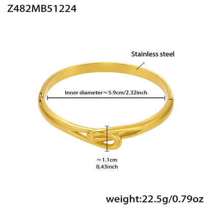 B廠【Z086】不鏽鋼5A鋯石幾何形手鐲鍍18k真金多手環組合 跨國時尚百搭首飾
 26.01-1