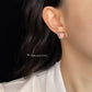 C廠【2160】清新甜美愛心手工滴油耳環女時尚通勤氣質高級感百搭耳環 25.08-1
