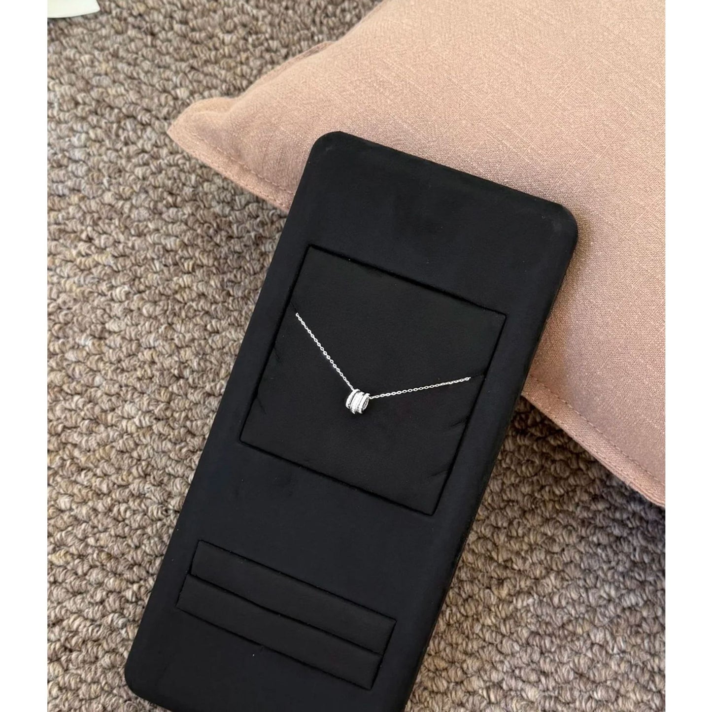 E廠【XDQ0127N】高級感超閃鋯石項鍊女S925純銀小眾時尚百搭輕奢鎖骨鏈配件品
 26.03-3