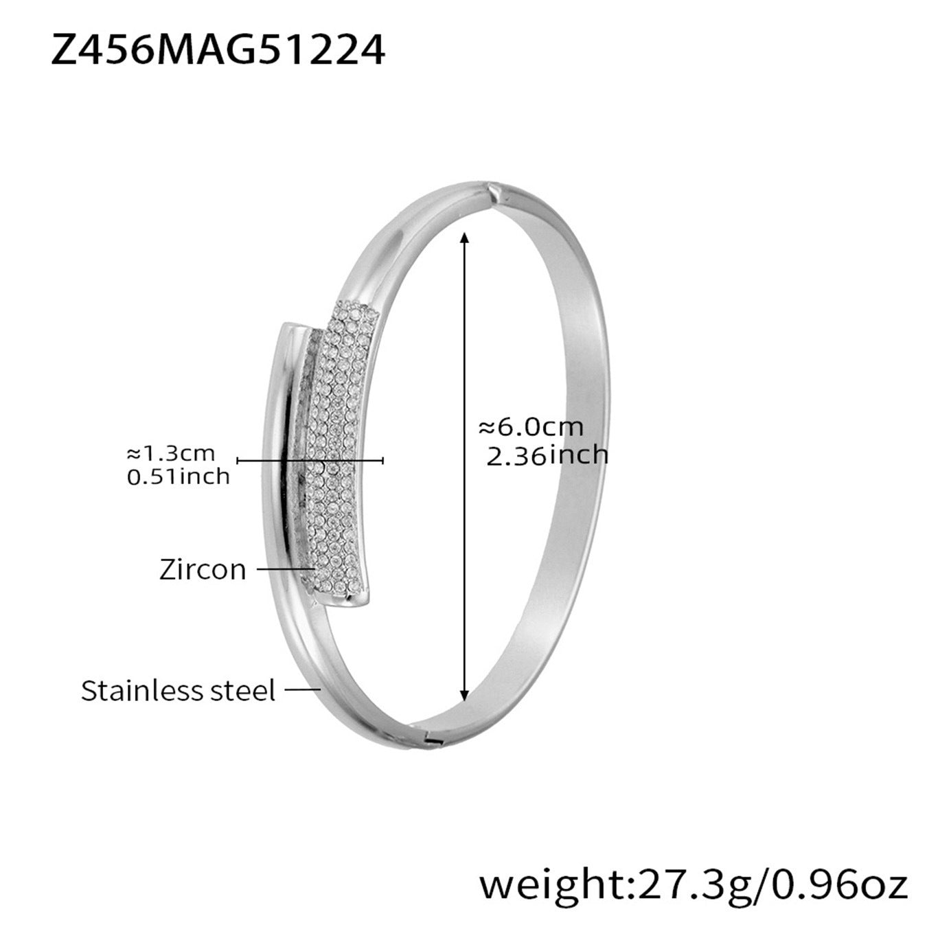 B廠【Z086】不鏽鋼5A鋯石幾何形手鐲鍍18k真金多手環組合 跨國時尚百搭首飾
 26.01-1