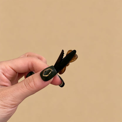 C廠【X922】 迷你醋酸豹紋蝴蝶結鴨嘴夾劉海夾
 26.09-4「C廠-單筆結帳需滿，NT$500出貨(不含運費)」