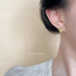 C廠【4830】淡水珍珠925銀針鍍14K不規則簡約時尚高級感耳飾新款耳環飾品
 25.10-4