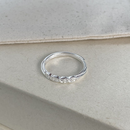 E廠【XDQ8869R】S999純銀小眾設計日進鬥金戒指女高級感吉言開口指環通勤百搭
 25.11-4