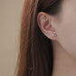 E廠【YC2197E】S925純銀秋冬新款雪花耳環女可愛甜美溫柔冬季ins風耳飾 25.01-4