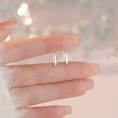 D廠【YC6451E】足銀S999冷淡風水滴耳環女幾何時尚通勤高級感小眾簡約耳環
 26.03-2