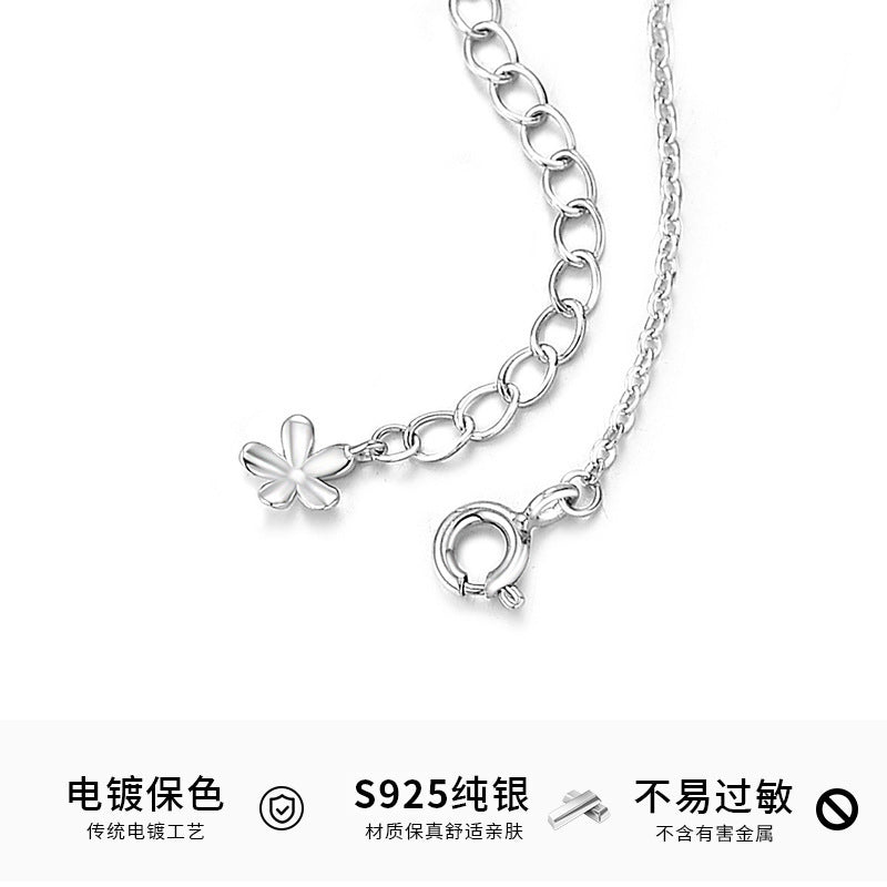 E廠【YC4526SL】S925純銀蝴蝶手鍊2024年新款手環輕奢小眾設計高級感閨蜜手飾 24.04-2