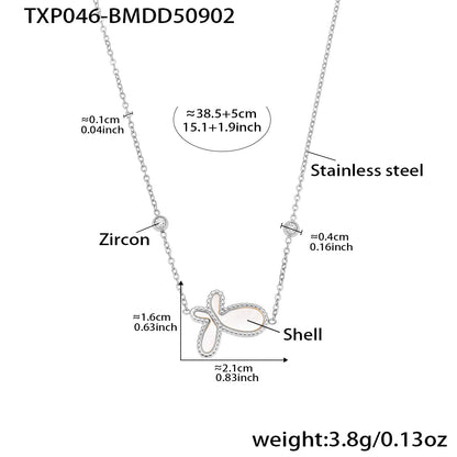 B廠【P1054】歐美飾品不鏽鋼蝴蝶造型項鍊方形光面吊墜18k鍍真金不掉色
 25.09-2