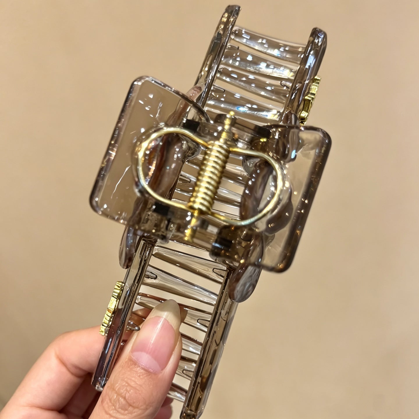 C廠【X478】醋酸暈染花朵抓夾女高級感2026新款夏季鯊魚夾大號髮夾後腦勺頭飾
 26.06-3