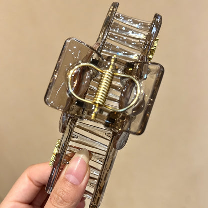 C廠【X478】醋酸暈染花朵抓夾女高級感2026新款夏季鯊魚夾大號髮夾後腦勺頭飾
 26.06-3