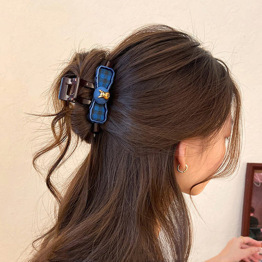 C廠【H1】半紮髮抓夾女金標小狗AB面鯊魚夾子高級感髮夾2026新款後腦勺頭飾
 26.04-3