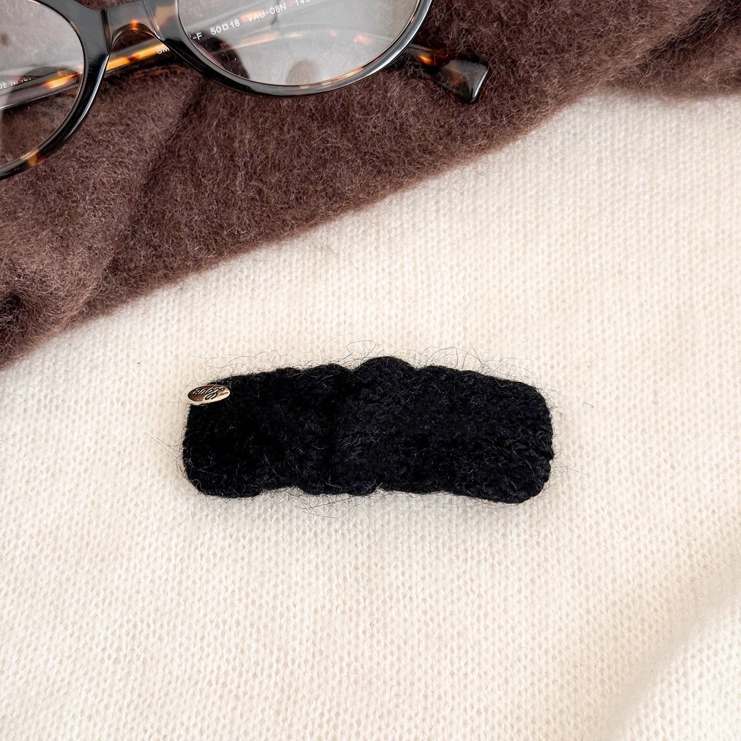 C廠【P61】秋冬軟糯針織簡約瀏海夾髮夾韓系少女BB夾髮卡碎髮夾子邊夾髮飾
 25.12-2「C廠-單筆結帳需滿，NT$500出貨(不含運費)」