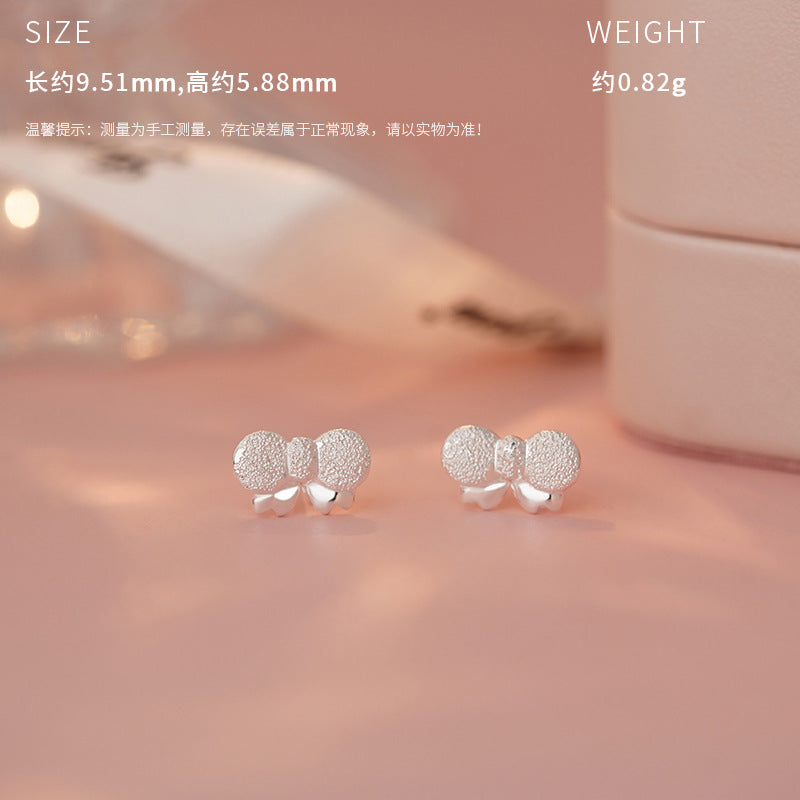 E廠【YC0350N】原創S999足銀閃萌蝴蝶結飾品套裝女可愛溫柔公主日常 25.04-2