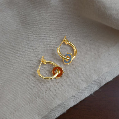 A廠【7318】時尚高級感國潮新中式個性新款輕奢風不對稱一款兩戴耳環
 26.01-2