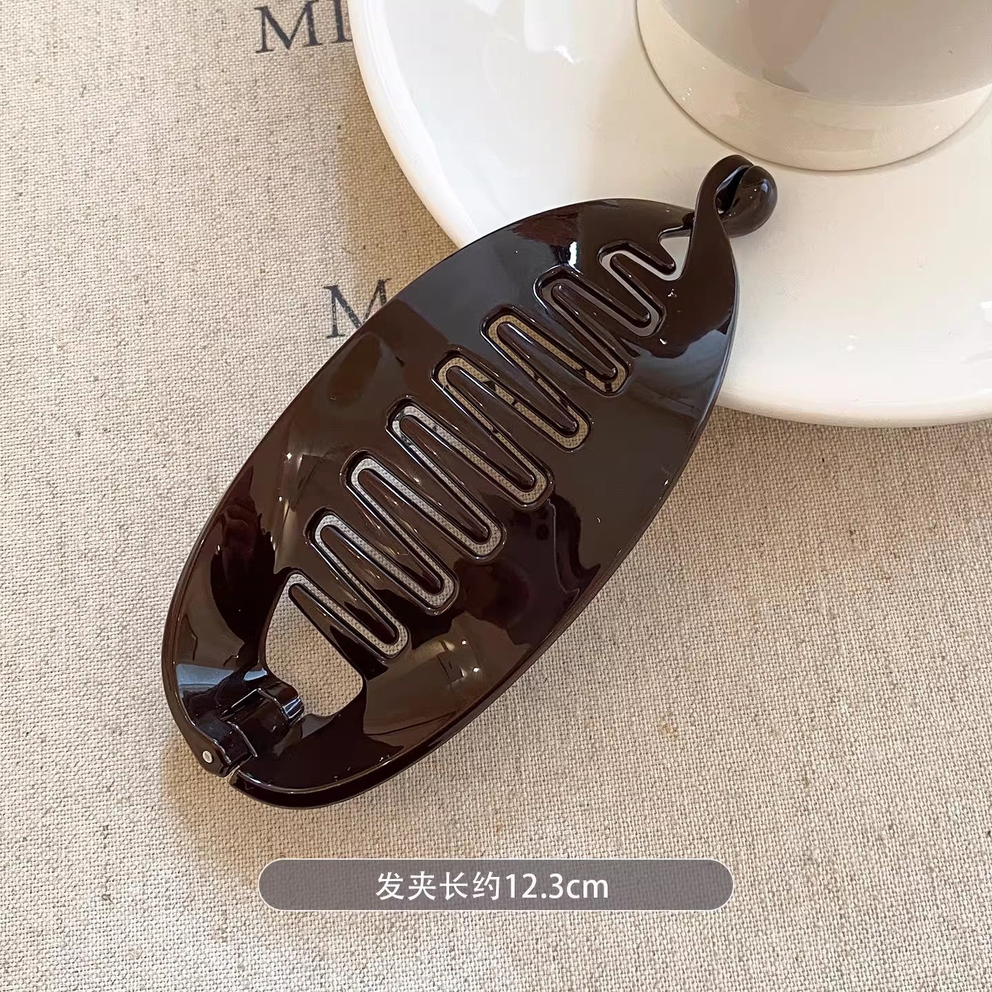C廠【P108】簡約帶齒髮夾女2026新款香蕉夾高級感馬尾夾抓夾後腦勺豎夾扭扭夾
 26.03-3「C廠-單筆結帳需滿，NT$500出貨(不含運費)」