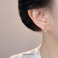 A廠【7183】迷你版小巧簡約微鑲鋯石925銀針耳環時尚通勤百搭學生耳飾女
 25.12-2