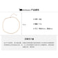 A廠【HN9697】歐美金屬時尚百搭冷淡風圓形項鍊輕奢高級感鎖骨鏈簡約小眾項鍊女 25.08-1