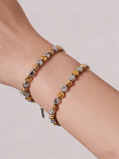 B廠【TXP102】歐美ins時尚小眾設計微鑲鋯石五角星拼色項鍊手鍊套裝不銹鋼飾品
 26.03-2