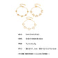 B廠【E491】歐美新款飾品不鏽鋼幾何蝴蝶造型鑲嵌鋯石手鍊鍍18k金飾品 25.08-3