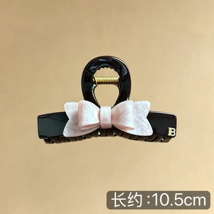 C廠【X407】甜美蝴蝶結抓夾女大號後腦勺盤髮鯊魚夾子高級感髮夾2026新款髮飾
 26.06-1「C廠-單筆結帳需滿，NT$500出貨(不含運費)」