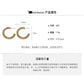 A廠【HE28687】925銀針斑點褶皺C型耳環歐美時尚簡約百搭氣質耳環小眾設計感耳飾女
 25.09-4