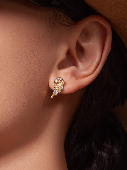 B廠【TXP486】超閃5A鋯石小翅膀造型手鍊項鍊耳環戒指組不鏽鋼鍍18k金
 25.11-4